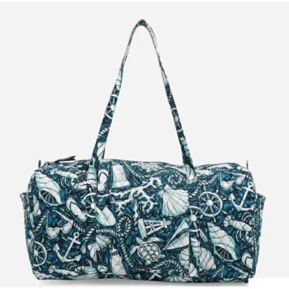 Vera Bradley Shore Enough large traveler duffel bag NWOT - Picture 4 of 14